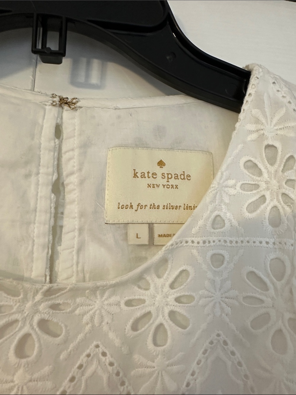 Kate spade white dress size large - Picture 8 of 16